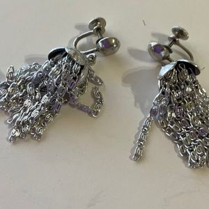 Coro Dangle Screw On Earrings